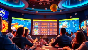 Engaging display of online betting options on 79king hn showcasing casino and sports elements.