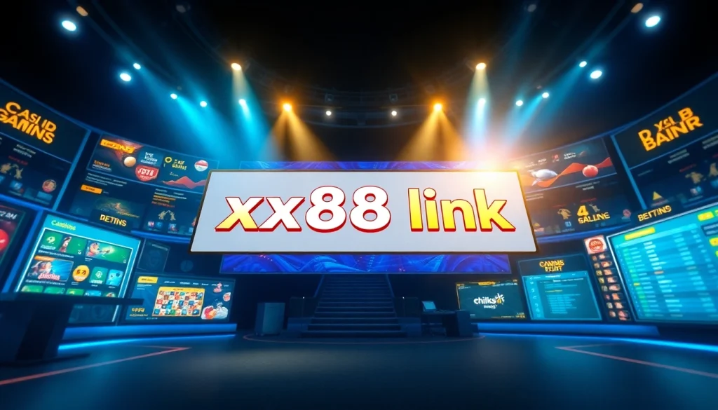 Experience the thrill of gambling with the XX88 link in a modern gaming environment showcasing exciting options.