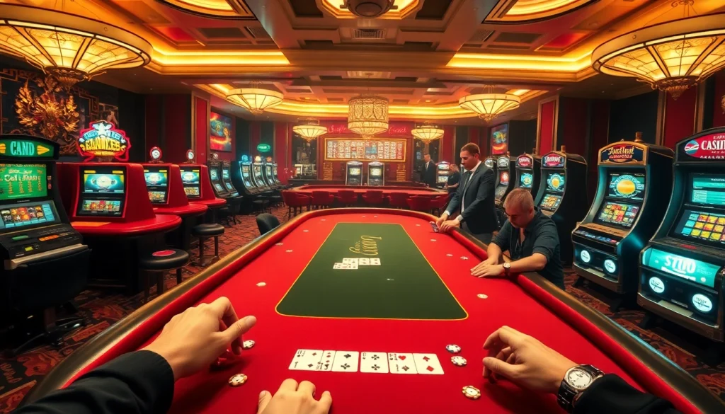 Betting slip excitement at King Arthur Cafe menu with poker chips and cards on the table.