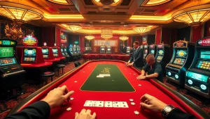 Betting slip excitement at King Arthur Cafe menu with poker chips and cards on the table.