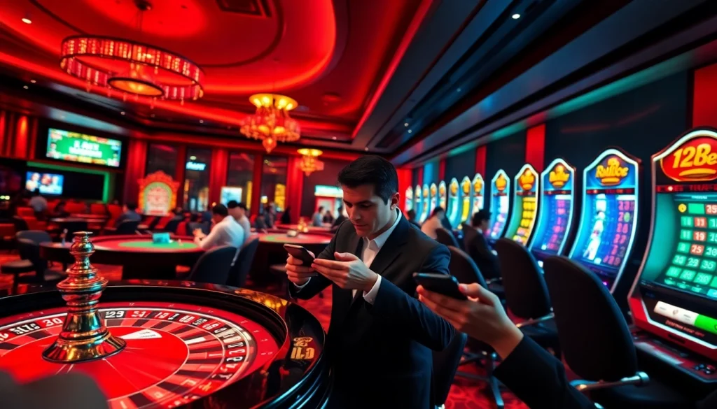 Experience the thrill of mobile betting at 12bet with exciting casino action and vibrant gameplay.