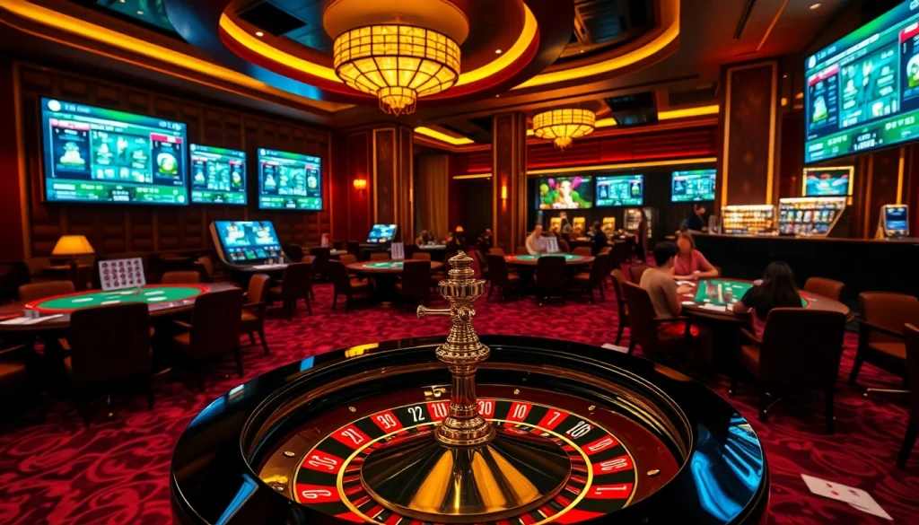 Experience the excitement of MM88 HOW with vibrant casino games and engaging betting scenes.