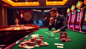 Engage in thrilling gameplay at 32win com with vibrant casino tables and elegant poker action.