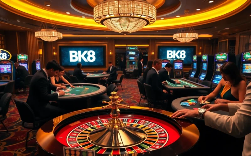 Experience thrilling gameplay at BK8 เว็บตรง with live roulette and vibrant casino atmosphere.