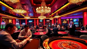 הציבו את הרווחים שלכם על שולחן קזינו מלא בשחקנים נלהבים ומשחקים מרתקים.