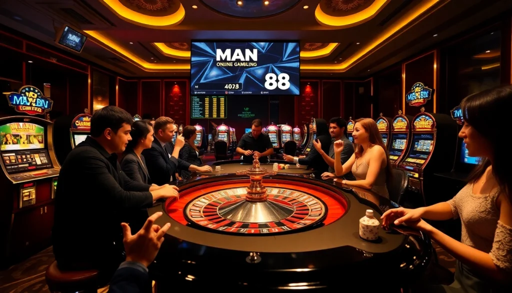 Experience the thrill of winning at Man 88 casino with high-stakes games and vibrant atmosphere.