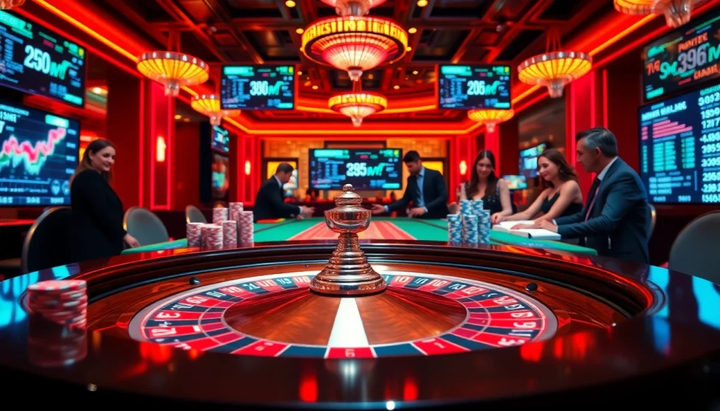 Players strategy at a lavish casino table, analyzing data china for better odds.