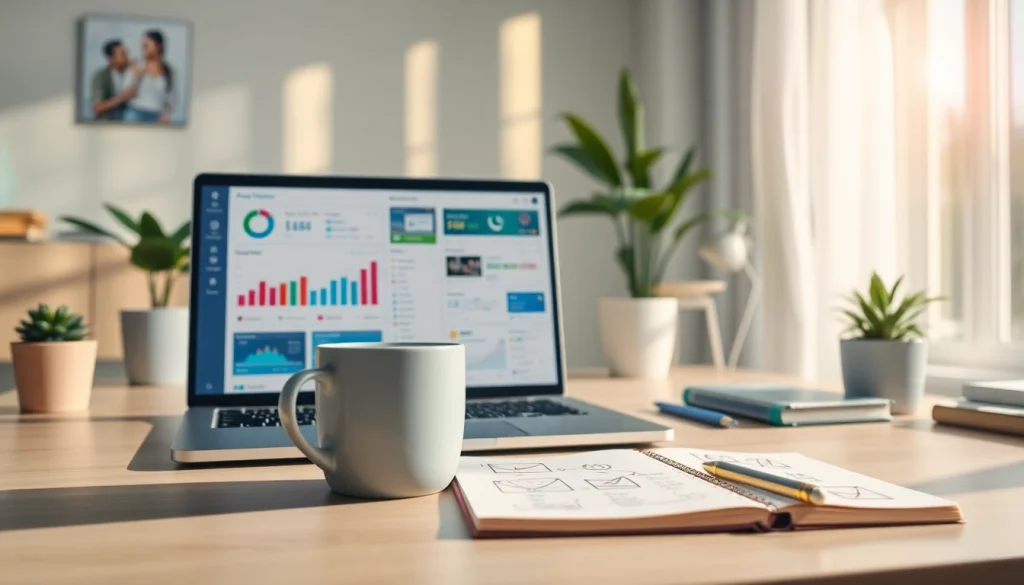 Showcasing effective OnlyFans marketing tools in a modern workspace setting.