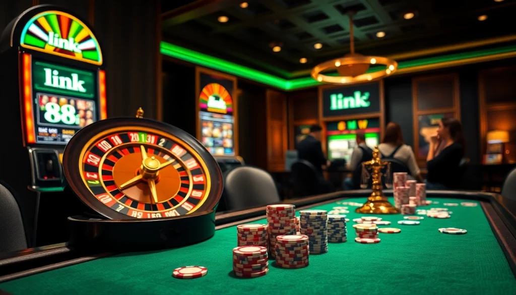 Experience the thrill of winning at link 88i with engaging casino games and vibrant atmosphere.