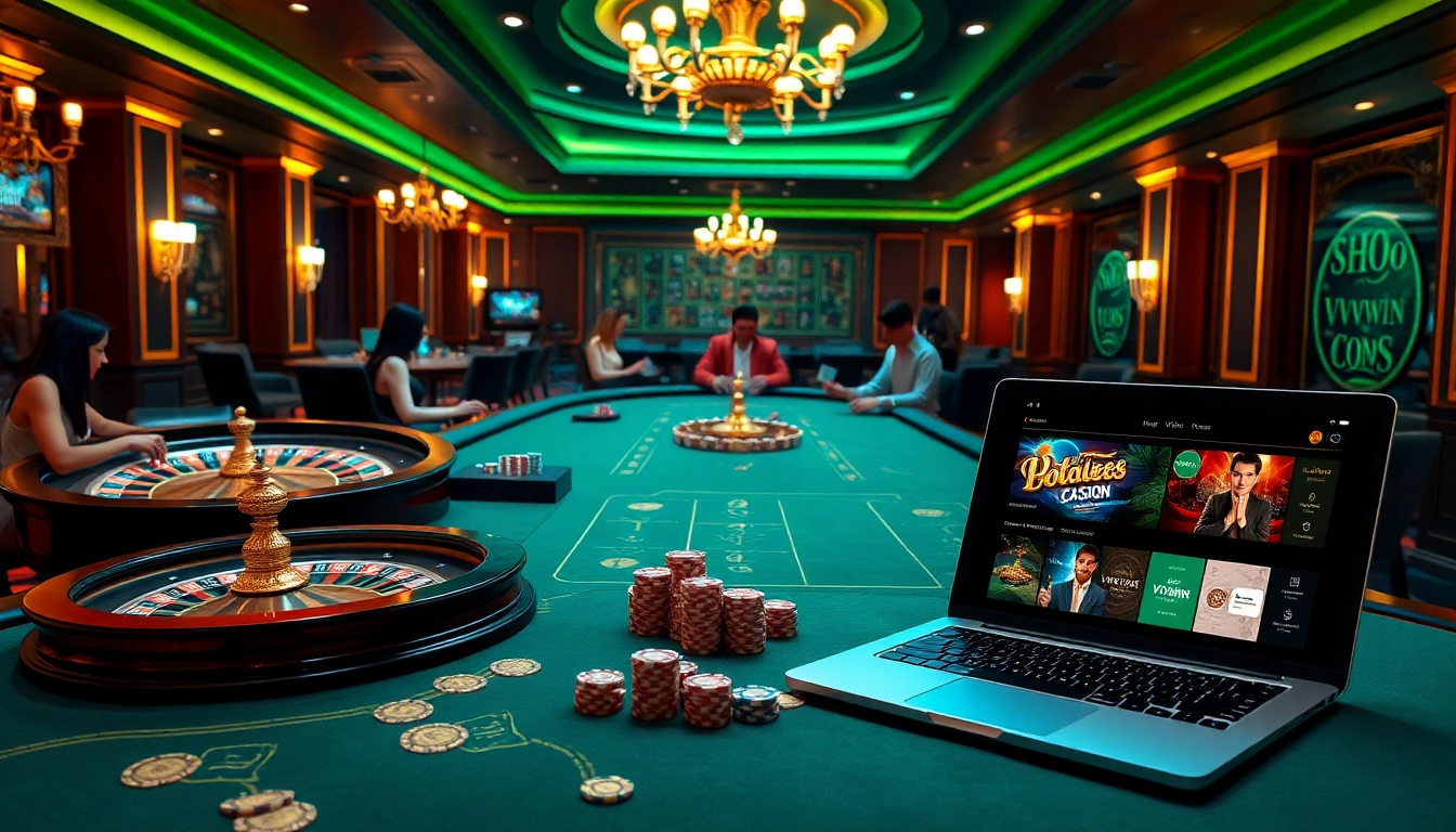 Experience thrilling games at VVVWin with vibrant tables and engaging players.